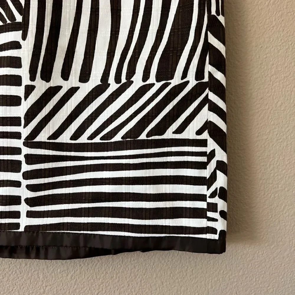 NWT Ann Taylor Petite Striped Mini Pencil Skirt